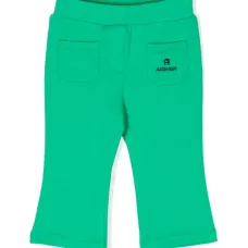 Легинсы с вышитым логотипом