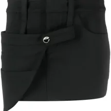 Юбка мини с ремешком