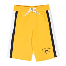 Спортивные шорты с кулиской и вышитым логотипом