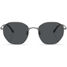 Tinted-lens geometric-frame sunglasses