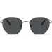 Tinted-lens geometric-frame sunglasses