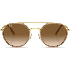 Logo-print round-frame sunglasses