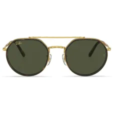 Logo-print round-frame sunglasses