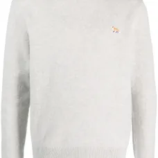 Шерстяной джемпер с нашивкой Fox