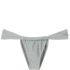 Gathered low-waisted bikini bottoms