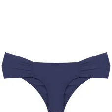 Gathered low-waisted bikini bottoms