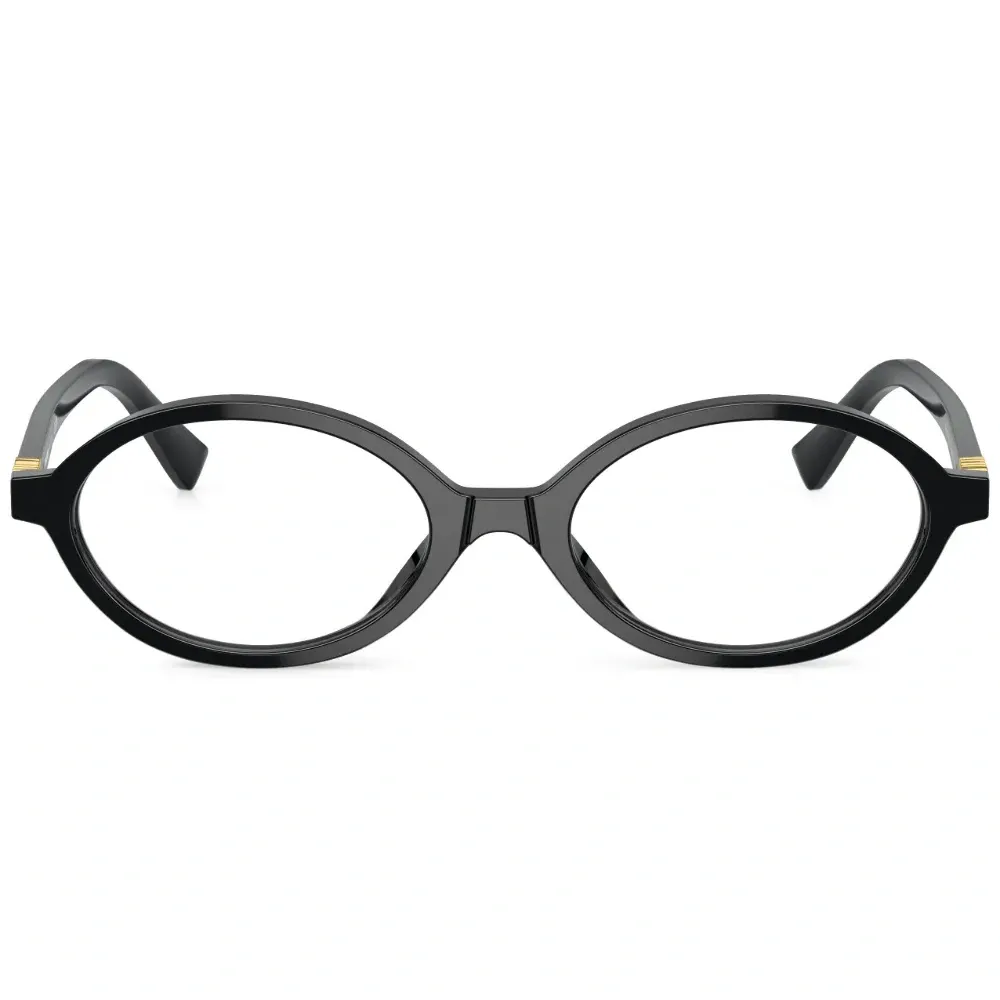 Очки в овальной оправе с логотипом