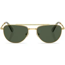 Солнцезащитные очки-пилоты с кристаллами