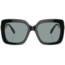 Солнцезащитные очки в массивной оправе с кристаллами