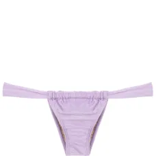 Gathered low-waisted bikini bottoms