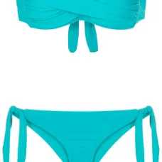 Twisted-bandeau bikini