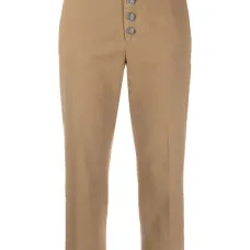 укороченные брюки прямого кроя