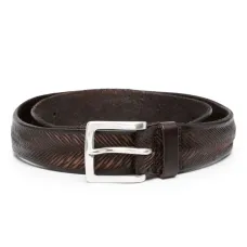 Ремень с узором в елочку