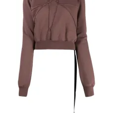 Укороченная толстовка из органического хлопка Укороченная толстовка из органического хлопка