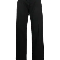 Расклешенные брюки с завышенной талией