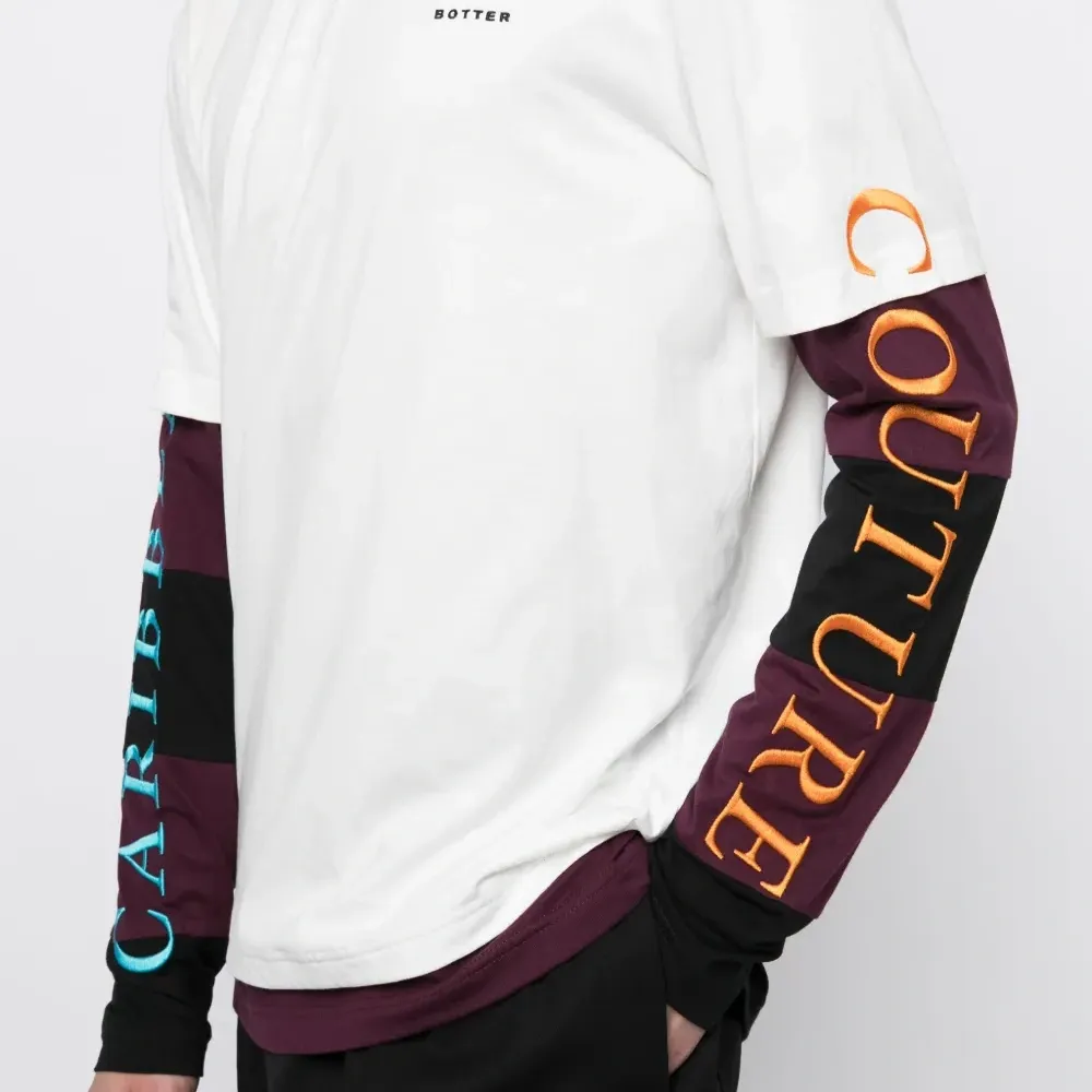 Футболка с многослойным эффектом и логотипом