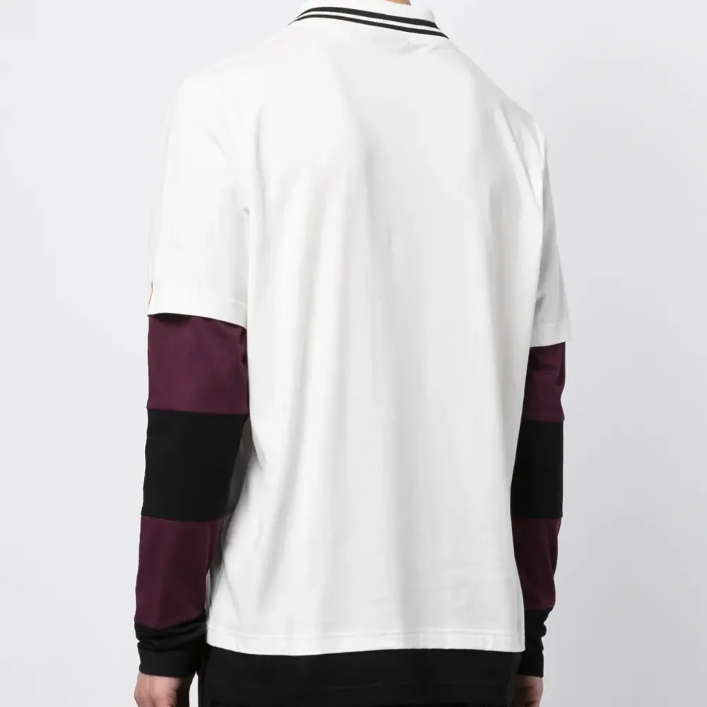 Футболка с многослойным эффектом и логотипом