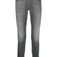 узкие джинсы средней посадки узкие джинсы средней посадки