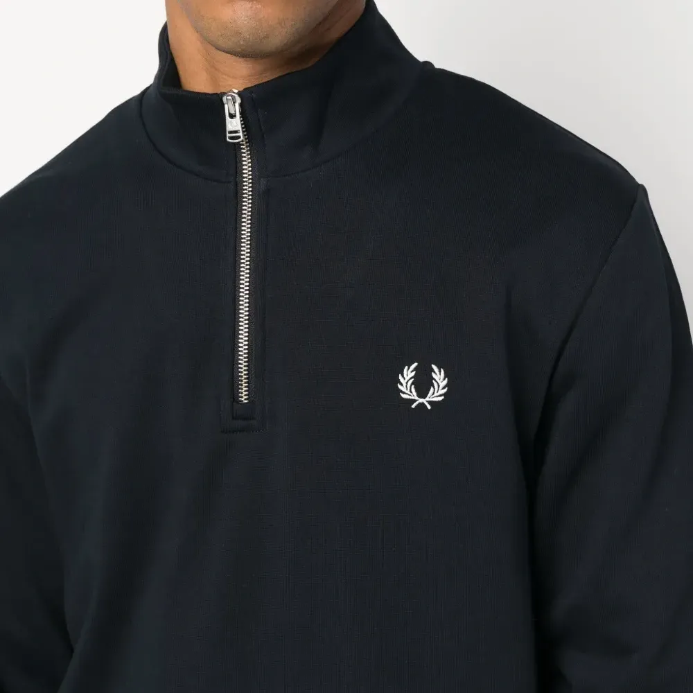 Толстовка на молнии с вышитым логотипом