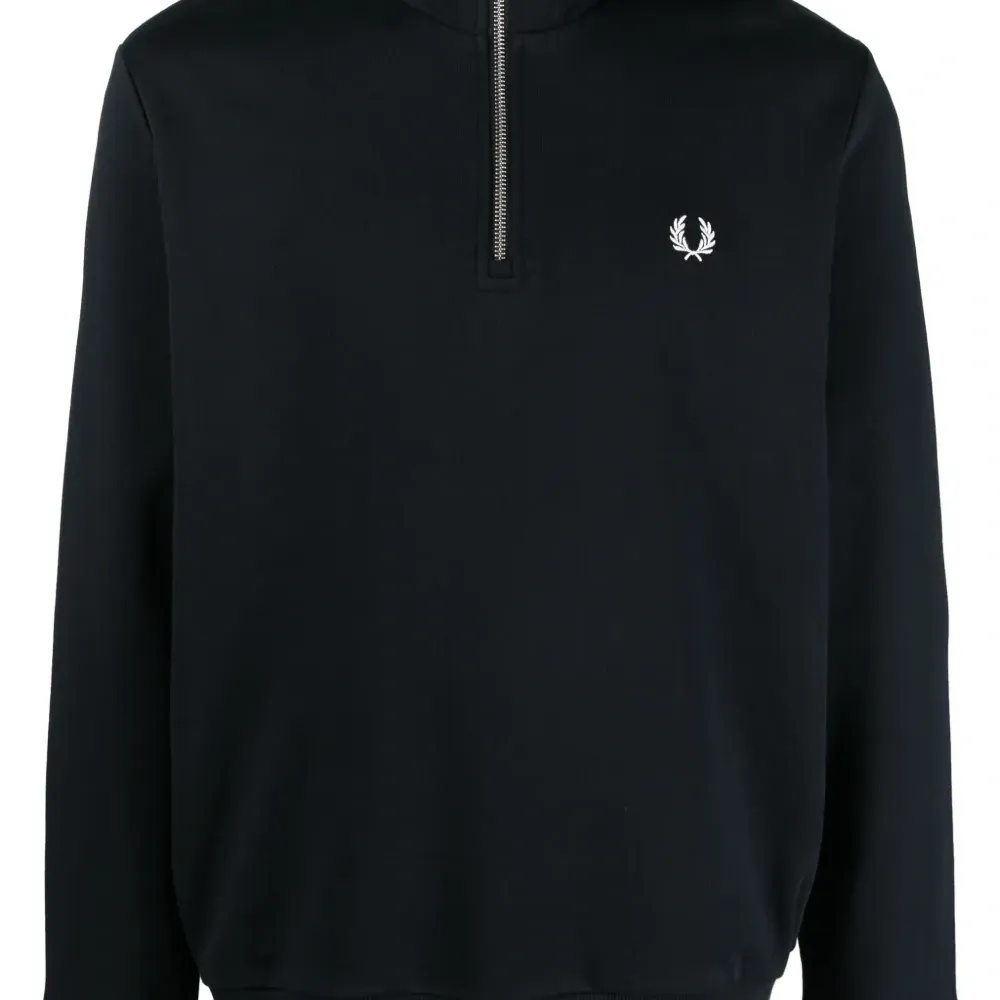 Толстовка на молнии с вышитым логотипом