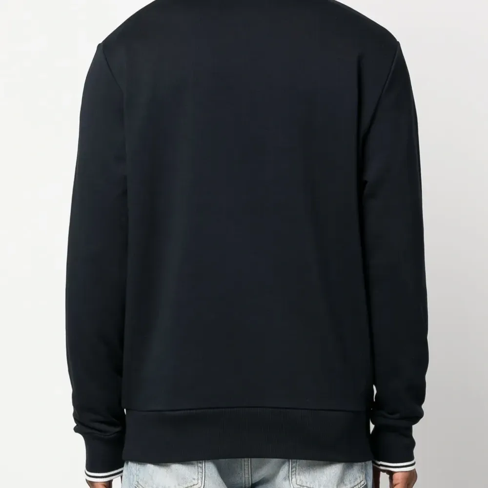 Толстовка на молнии с вышитым логотипом