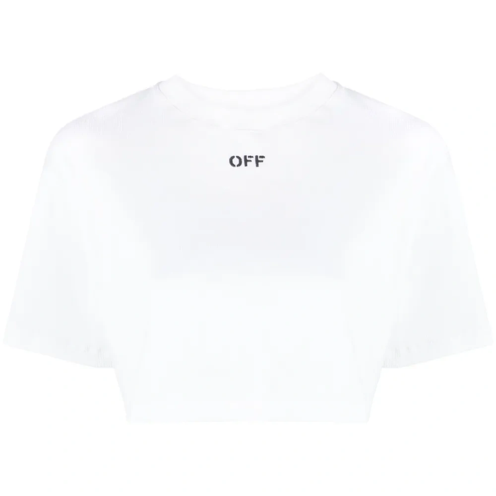 Укороченная футболка Off-Stamp