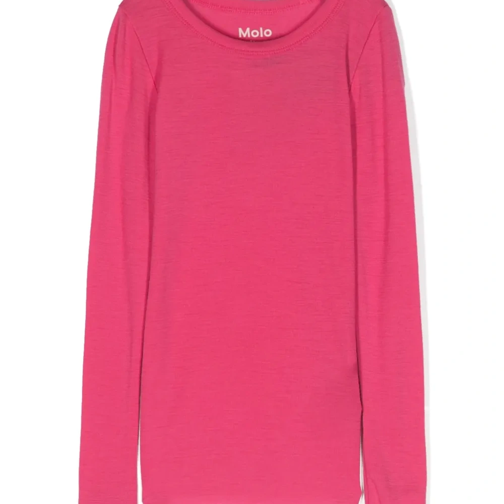 Crew-neck merino wool sweatshirt