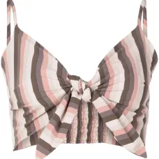 Striped crop top