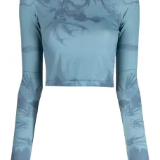 Топ с абстрактным узором Топ с абстрактным узором