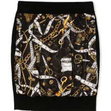 Шерстяная юбка с принтом Sartorial