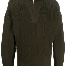 Джемпер на молнии с нашивкой-логотипом