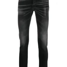 джинсы скинни с нашивкой-логотипом