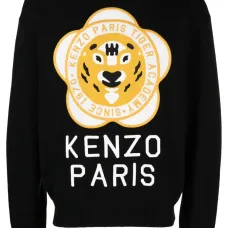 Джемпер из смесовой шерсти с нашивкой-логотипом