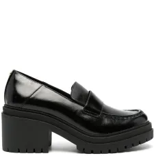 Лоферы на блочном каблуке