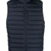 High-neck padded gilet
