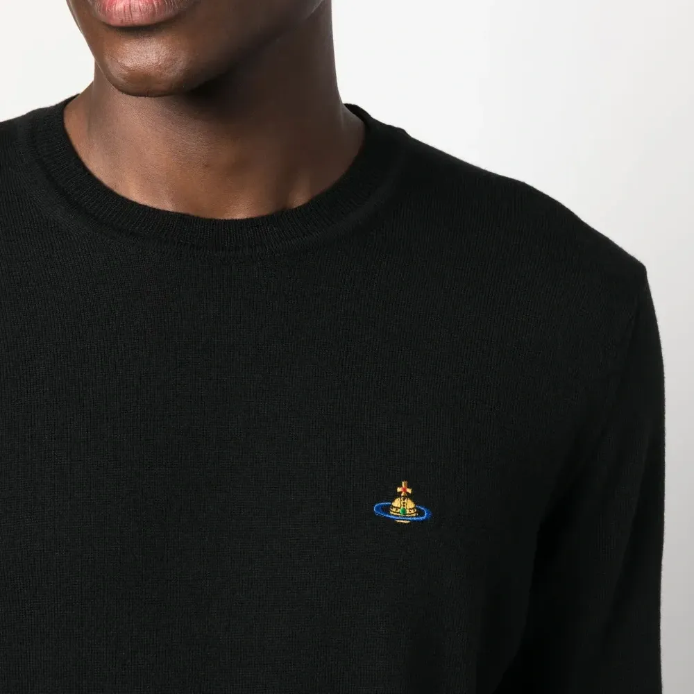 Джемпер из вирджинской шерсти с вышивкой Orb Джемпер из вирджинской шерсти с вышивкой Orb