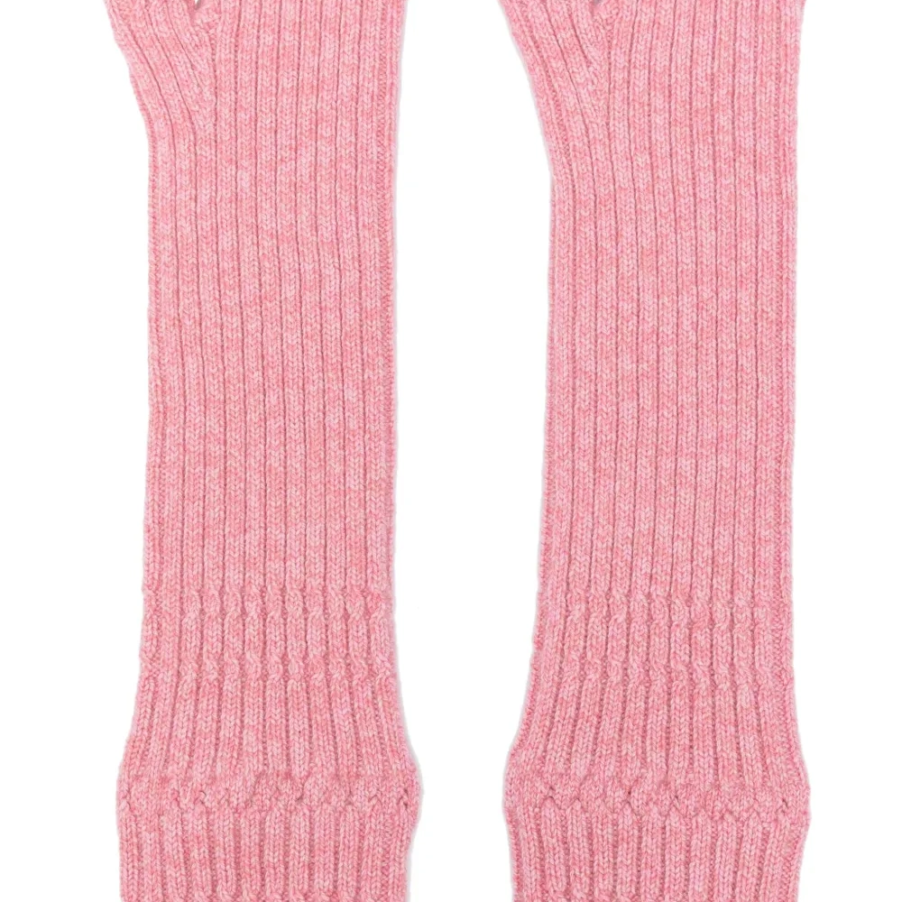 Кашемировые перчатки-митенки