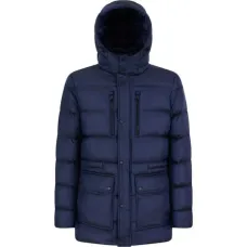 Стеганая куртка с капюшоном