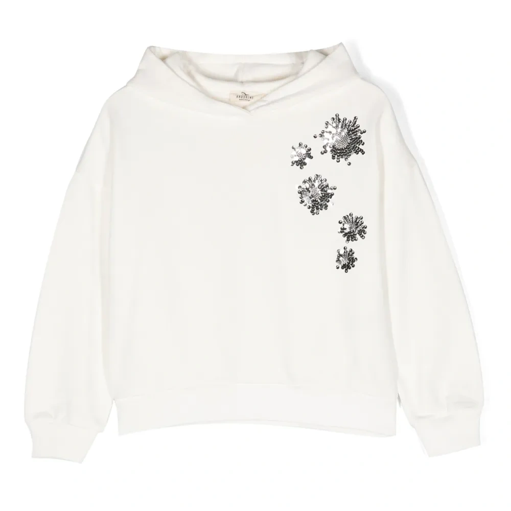 Худи с вышивкой пайетками