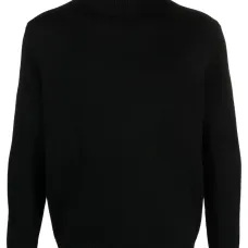 Шерстяной джемпер с высоким воротником