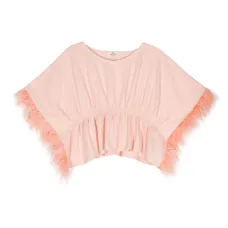 Кафтан с перьями