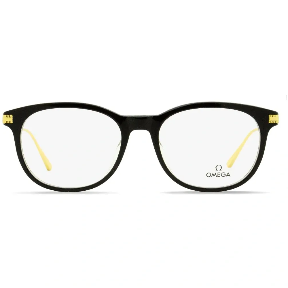 Очки в круглой оправе с логотипом