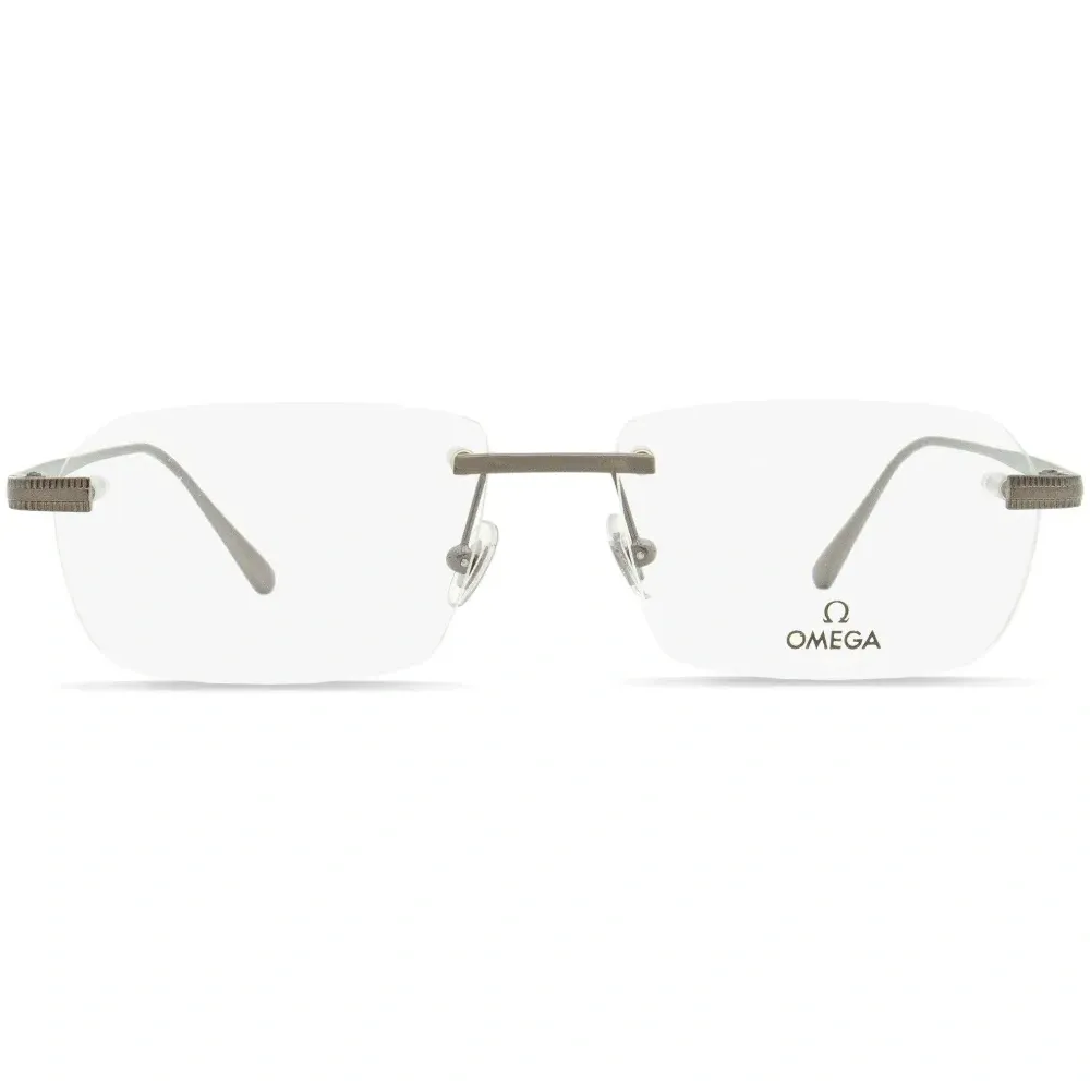 Очки OM5015 в безободковой прямоугольной оправе