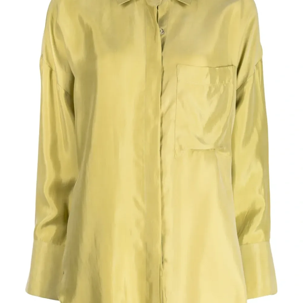 Рубашка с косым воротником