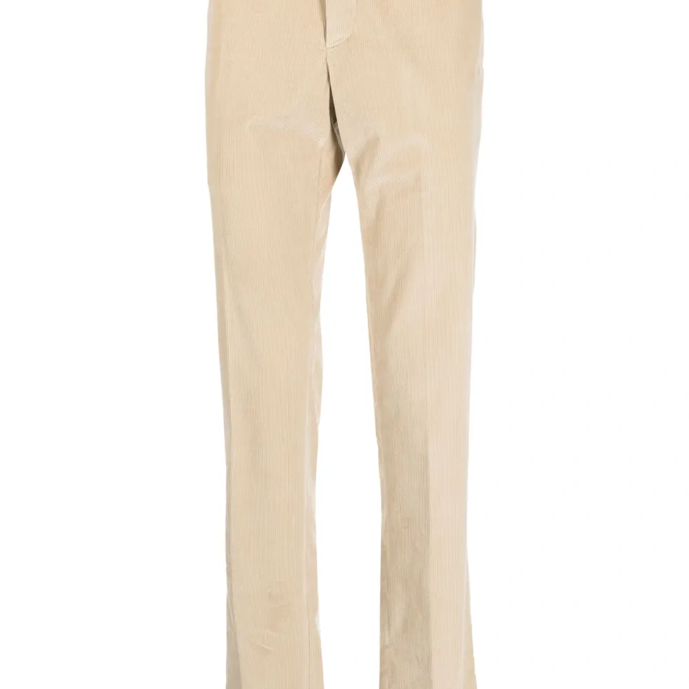 Зауженные вельветовые брюки