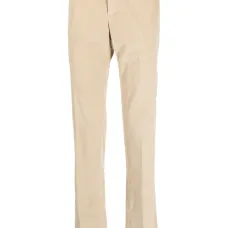 Зауженные вельветовые брюки