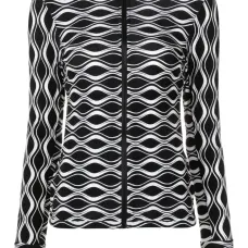 Куртка с абстрактным принтом