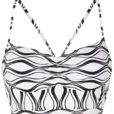 Укороченный топ с принтом Укороченный топ с принтом