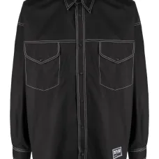 Рубашка с нашивкой-логотипом