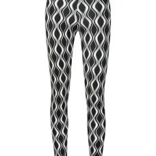 Легинсы с завышенной талией и принтом